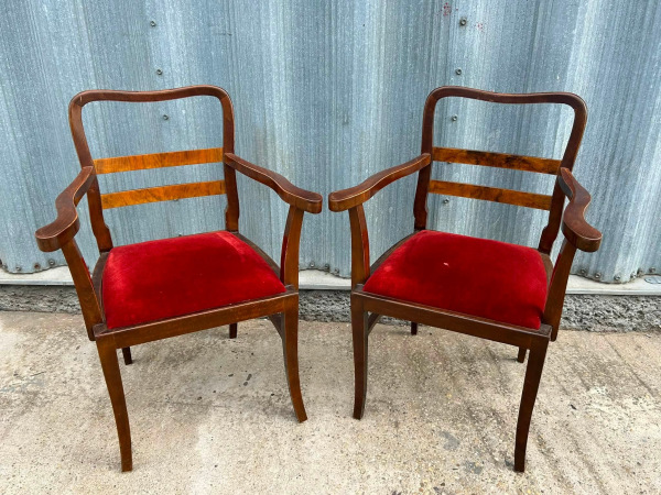 F232 - art deco kresla k písaciemu stolu. Cena 260€/ks 4