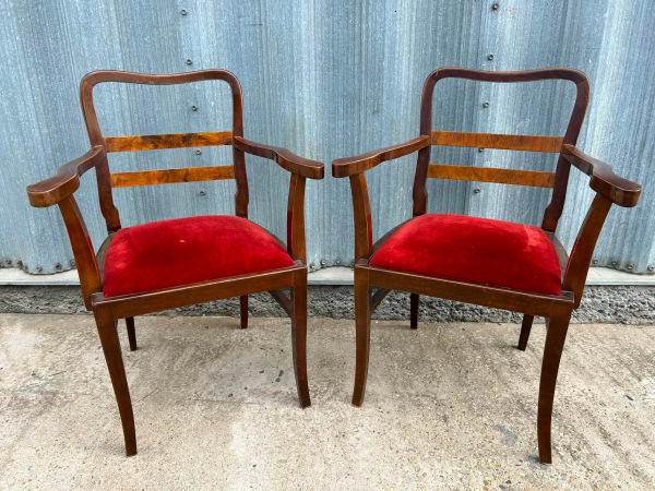 F232 - art deco kresla k písaciemu stolu. Cena 260€/ks 1