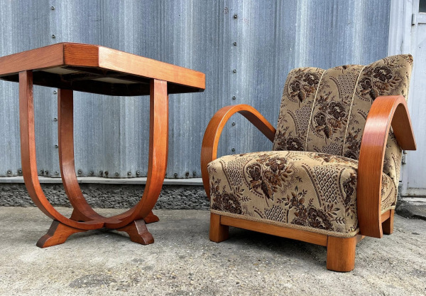 S51 - Dizajnový stolík art DECO - Cena 390€ 2