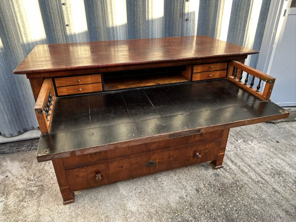 Starožitná dobová Biedermeier písacia komoda - cena 800€ 1