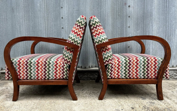 F173 - Kreslá v štýle Art DECO - " Veselé " - Cena 300€ / ks 2