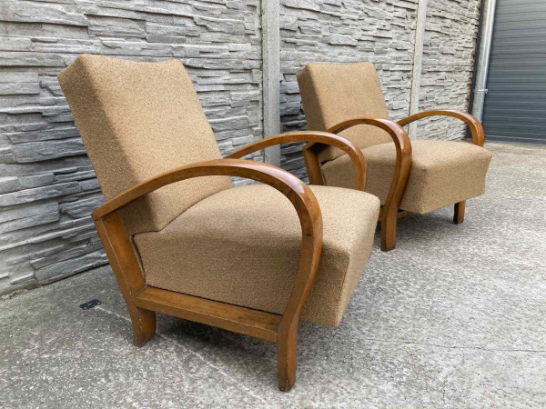 F060 - kreslá v štýle art deco - Cena 125€/ks. 2