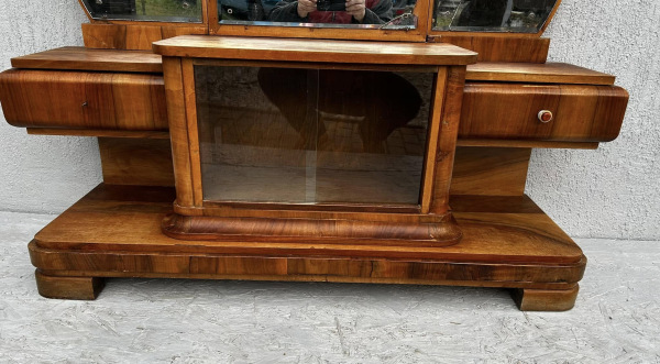 TS04 - Art DECO toaletný stolík so zatvarateľným zrkadlom - cena dohodou 4