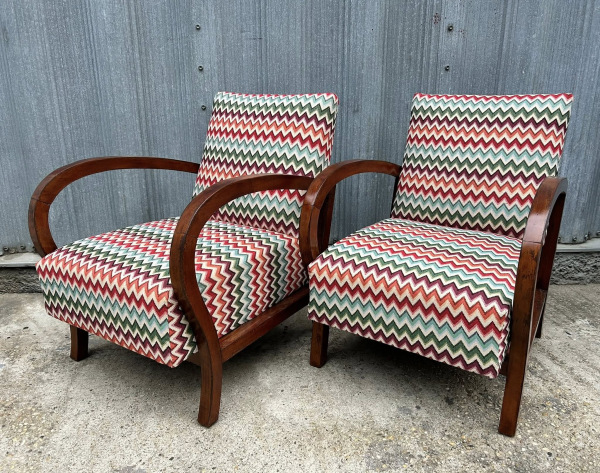 F173 - Kreslá v štýle Art DECO - " Veselé " - Cena 300€ / ks 1