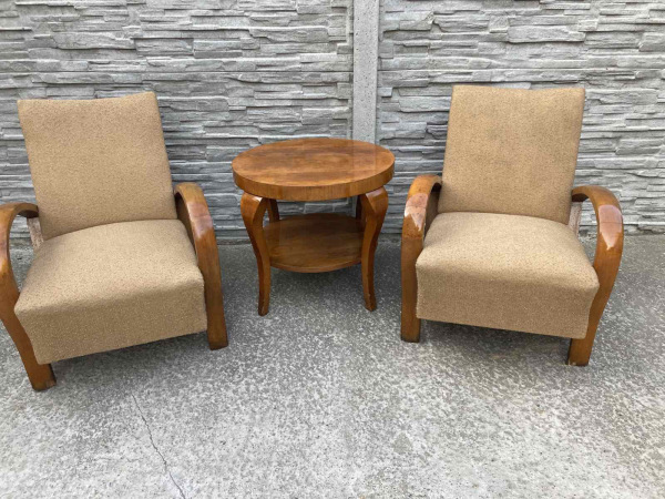 F060 - kreslá v štýle art deco - Cena 125€/ks. 4