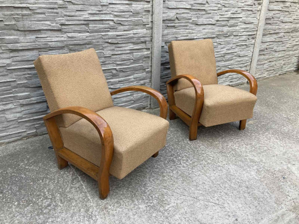 F060 - kreslá v štýle art deco - Cena 125€/ks. 1