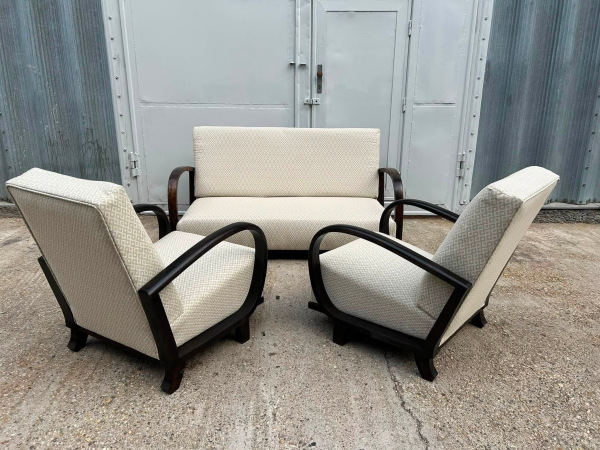 F225 - Sedacia garnitúra Art DECO - Cena za komplet 2.200 € 2