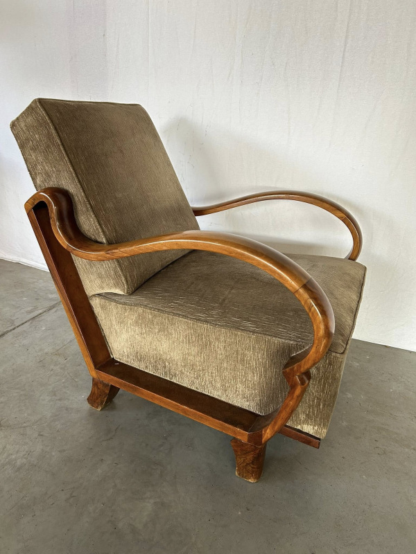 F202 - Art DECO čítacie kreslo - Cena 260€ 5