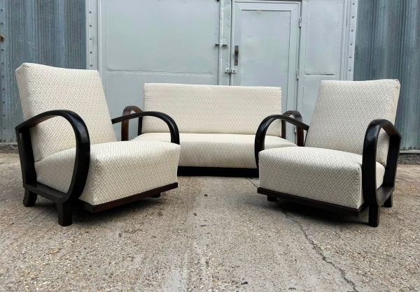 F225 - Sedacia garnitúra Art DECO - Cena za komplet 2.200 €