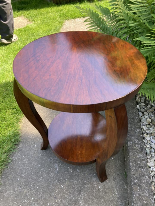 S27 - Trojnohý Art DECO stolík - Cena 290€ 5