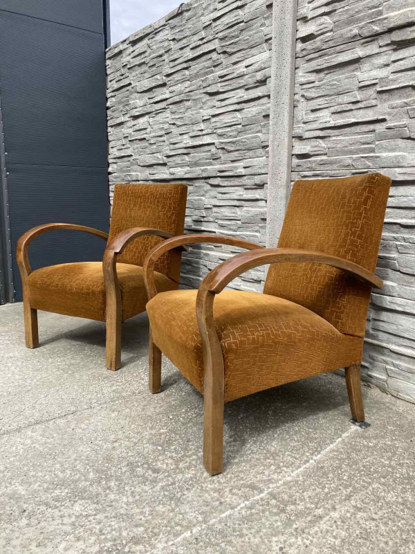 F048- kreslá v štýle art deco - Cena 110€ / ks. 1