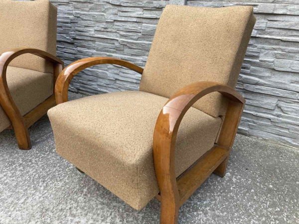 F060 - kreslá v štýle art deco - Cena 125€/ks. 3