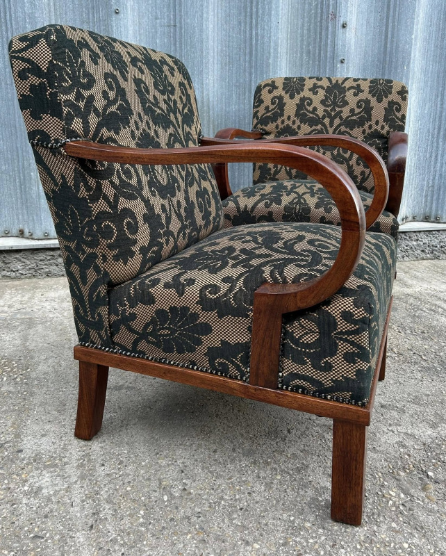 F151 - Originálné Art DECO čajové kresielká - Cena 300€ / kus 3