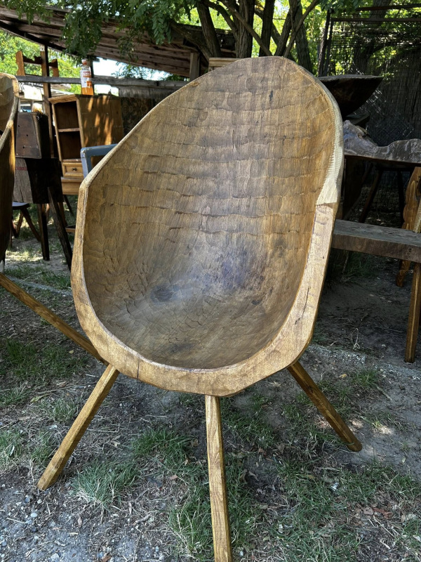 Vintage kreslá, Ľudový unikát. - Cena 190€/ks 3