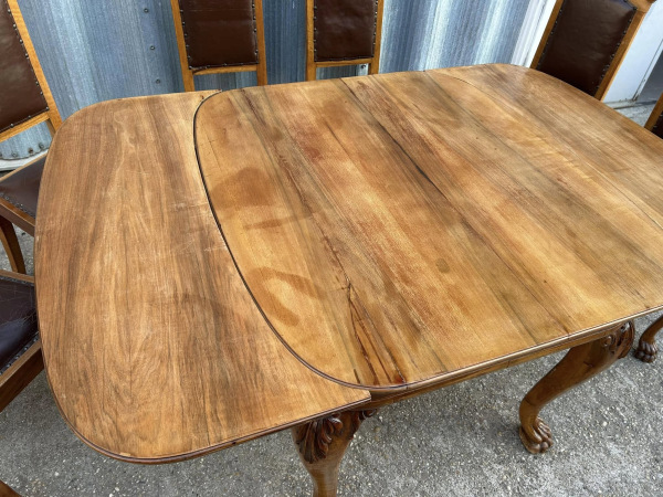 Jedálenský rozťahovací stôl so stoličkami (6 ks) - Cena 880 € 4