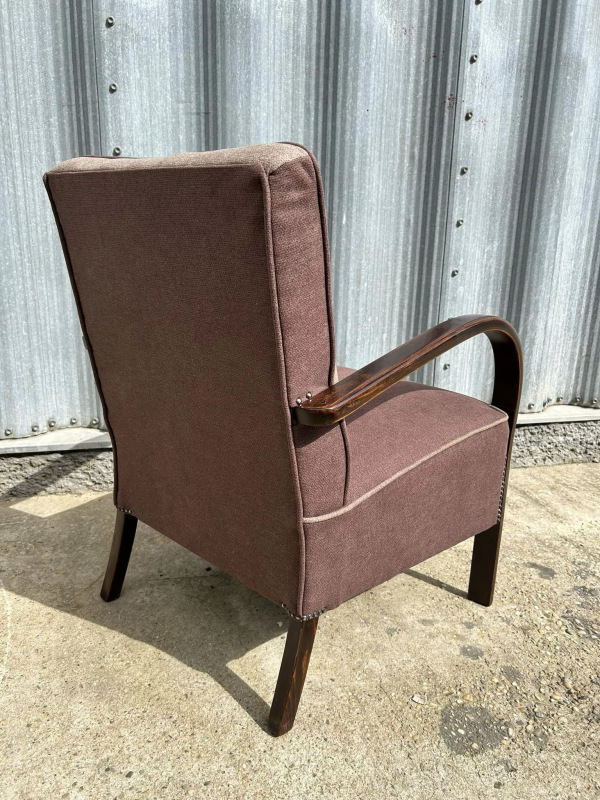 F105 -Art DECO kreslo Zrenovované - Cena 250€ 1