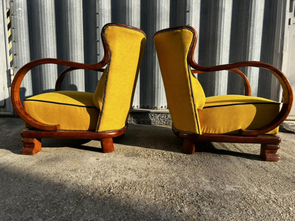 F138 - Art DECO kreslá po kompletnej renovácii - Cena 540€ / ks 2