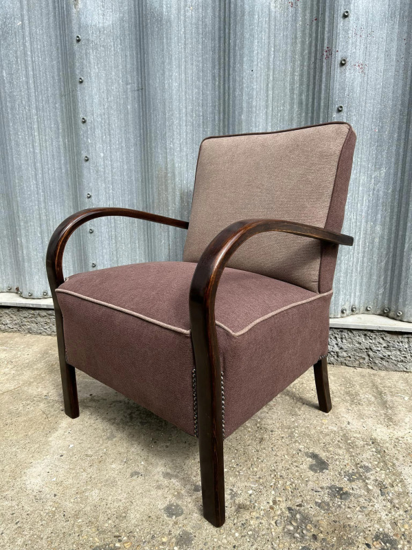 F105 -Art DECO kreslo Zrenovované - Cena 250€ 4