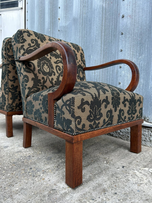 F151 - Originálné Art DECO čajové kresielká - Cena 300€ / kus 4