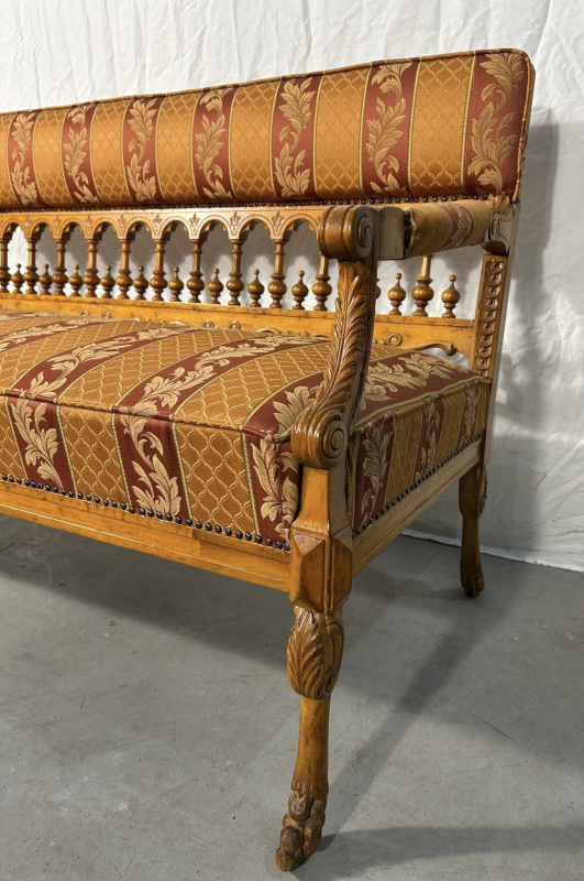 Starožitná lovecká sedačka / sofa z polovníckého kaštieľa - Cena 760 € 4