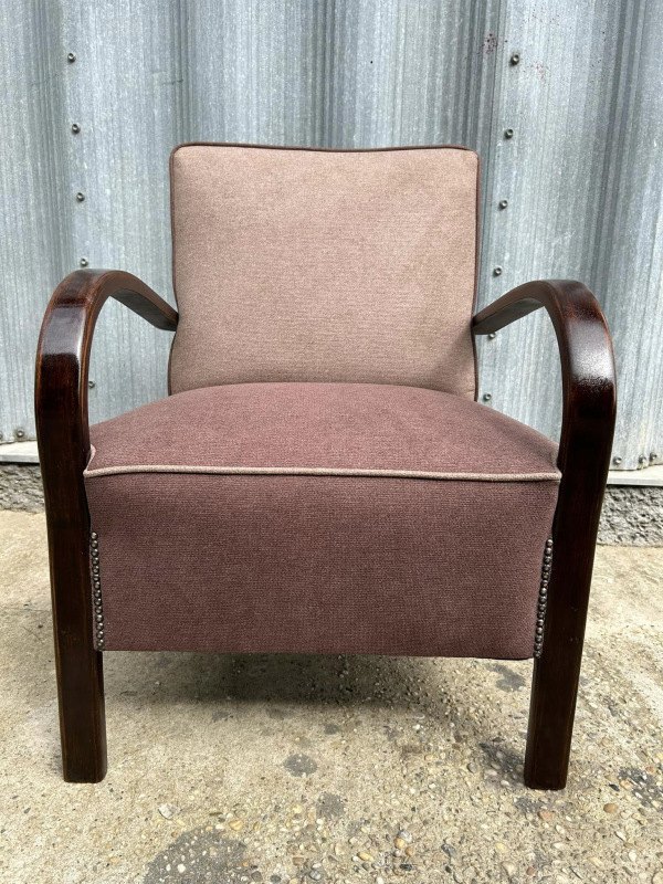 F105 -Art DECO kreslo Zrenovované - Cena 250€ 2