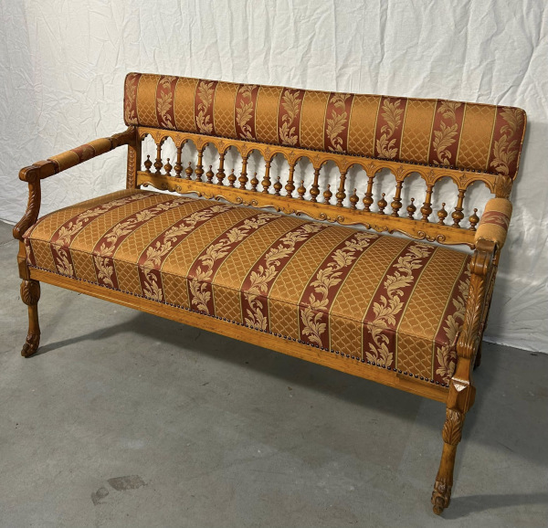 Starožitná lovecká sedačka / sofa z polovníckého kaštieľa - Cena 760 € 5