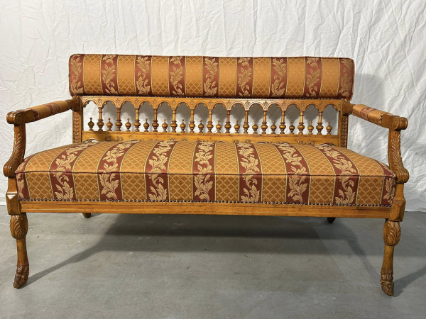 Starožitná lovecká sedačka / sofa z polovníckého kaštieľa - Cena 760 € 2