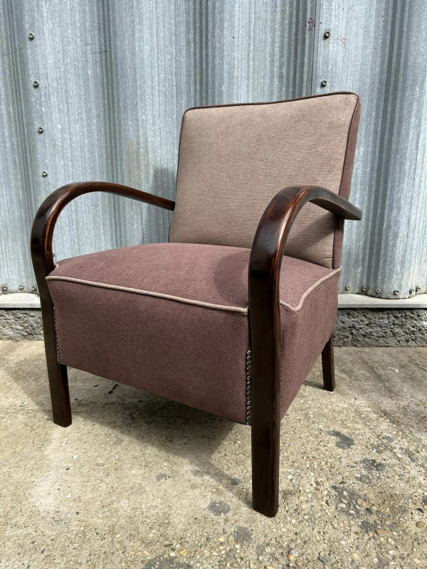 F105 -Art DECO kreslo Zrenovované - Cena 250€ 5