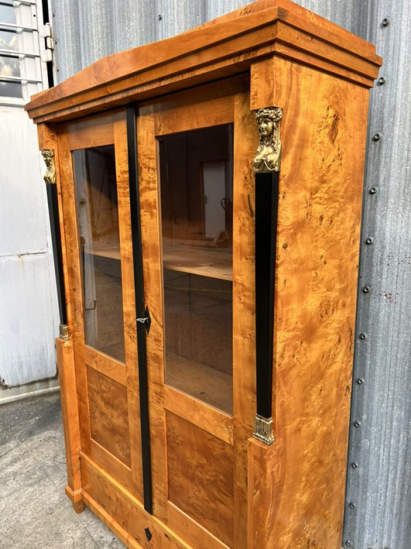 Empírová Knižnica vyrobená topoľového masívu - cena dohodou 3