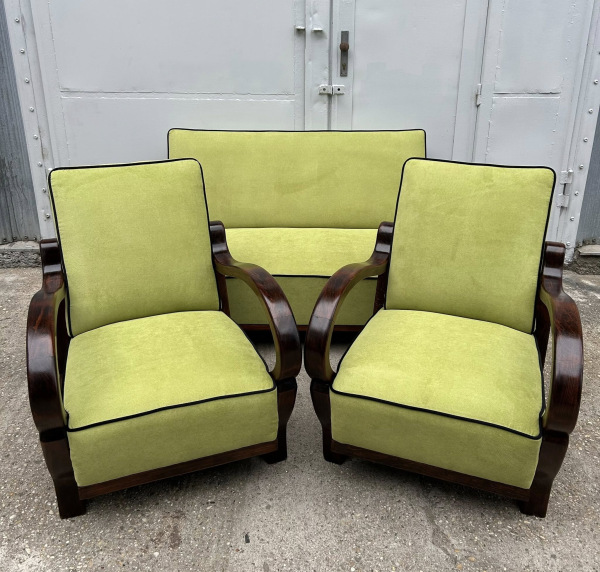 F216 - Art DECO sedacia súprava - Cena za komplet 2.400 € 1