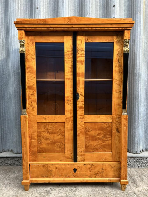 Empírová Knižnica vyrobená topoľového masívu - cena dohodou