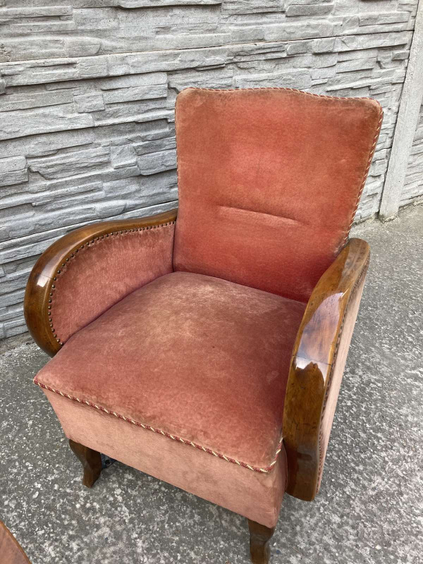 F057- 4ks rovnaké kreslá v štýle art deco - Cena 95€ / ks. 5