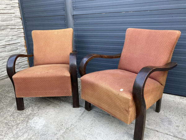 F007 - kreslá v štýle art deco - Cena 90€ / ks 2