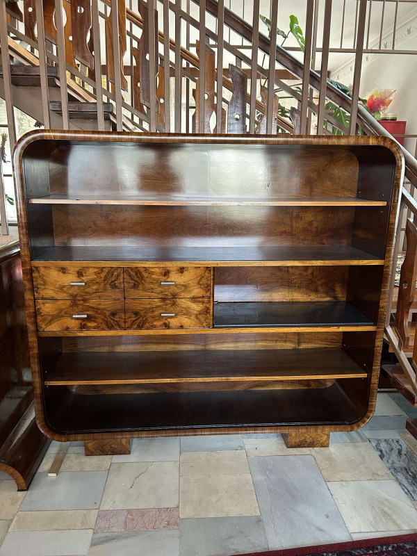 Art Deco Cabinet J-107 by Jindřich Halabala 1