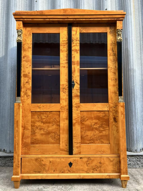 Empírová Knižnica vyrobená topoľového masívu - cena dohodou 1