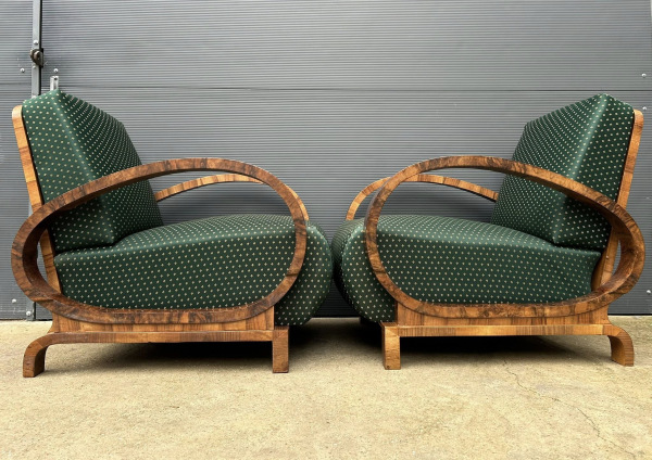 F199 - Famózne Art DECO kreslá - Cena 2.500€ / kus 7