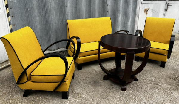 F149 - Štílová sedacia súprava - Cena za komplet 880€. Stôl nie je v cene. 3
