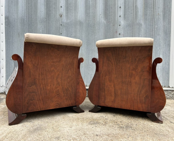 F185 - Art deco dizajnové kreslá “TULIPÁN”. Zberateľský kus. Cena 2.600€ / kus. 6