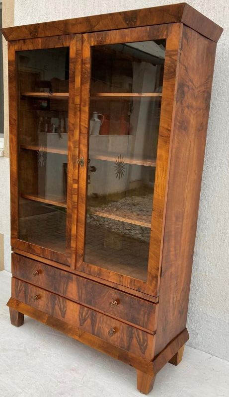 Vitrina Biedermeier kompletne zreštaurovaná - Cena 960 € 3