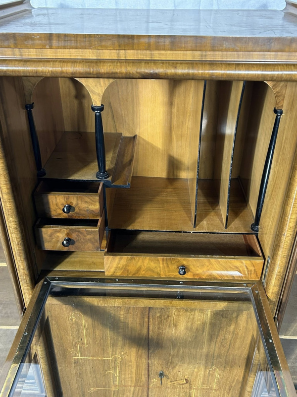 Art DECO kabinet-pisací sekretár s “ušami” - cena dohodou 4