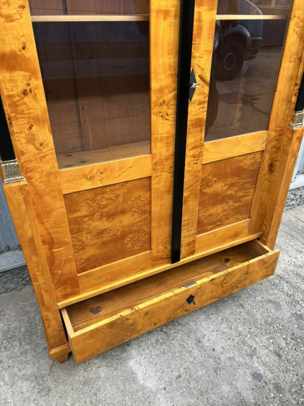 Empírová Knižnica vyrobená topoľového masívu - cena dohodou 6