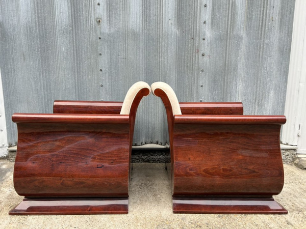 F185 - Art deco dizajnové kreslá “TULIPÁN”. Zberateľský kus. Cena 2.600€ / kus. 2