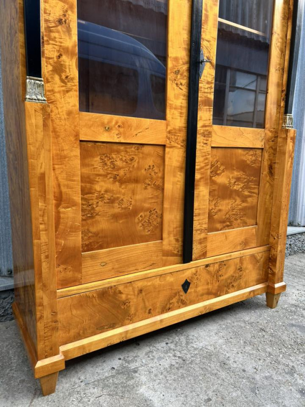 Empírová Knižnica vyrobená topoľového masívu - cena dohodou 4