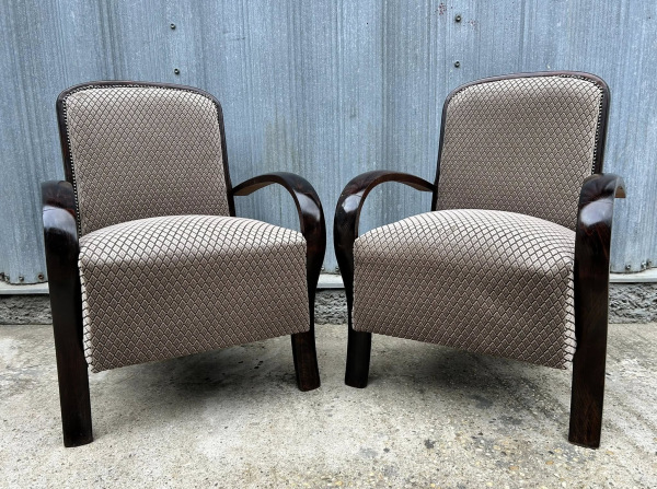 F171 - Decentné art decové kreslá s “Geo” poťahom - Cena 330€ / ks 3