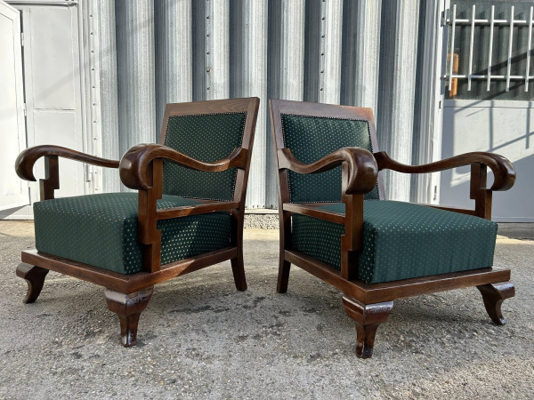 F210 - Nepredstaviteľne pohodlné Art DECO kreslá - Cena 580€/ks 4