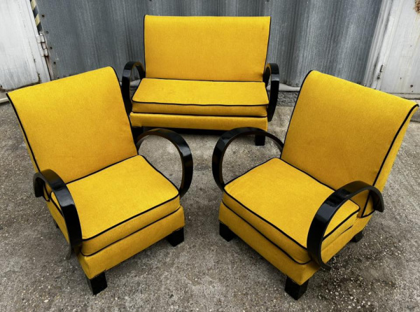 F149 - Štílová sedacia súprava - Cena za komplet 880€. Stôl nie je v cene. 1