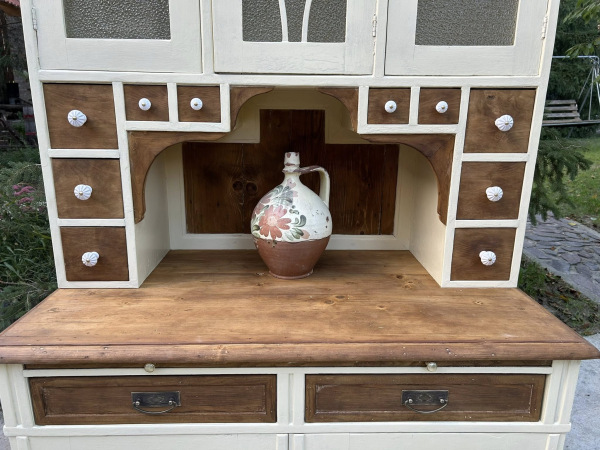 K92 - 12 šuflíkový vidiecky kredenc - Cena 680€ 7