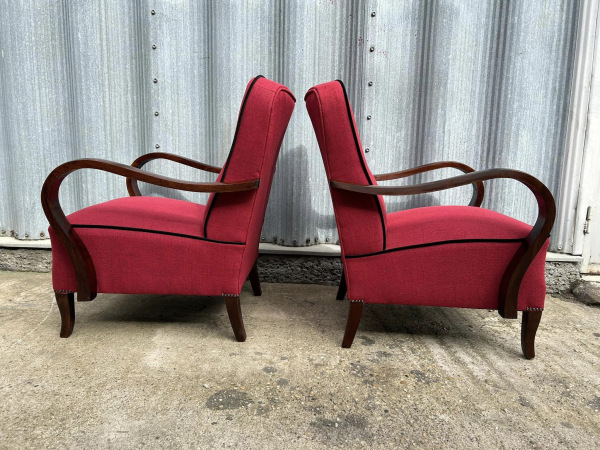 F103 - Krásne zreštaurované Art DECO kreslá - Cena 290€/ks 2