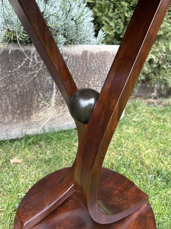 S45 -Dizajnový Art DECO stolík Zreštaurovaný - Cena 590€ 5