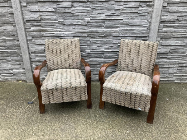 F012 - kreslá v štýle art deco - Cena 90€ / ks